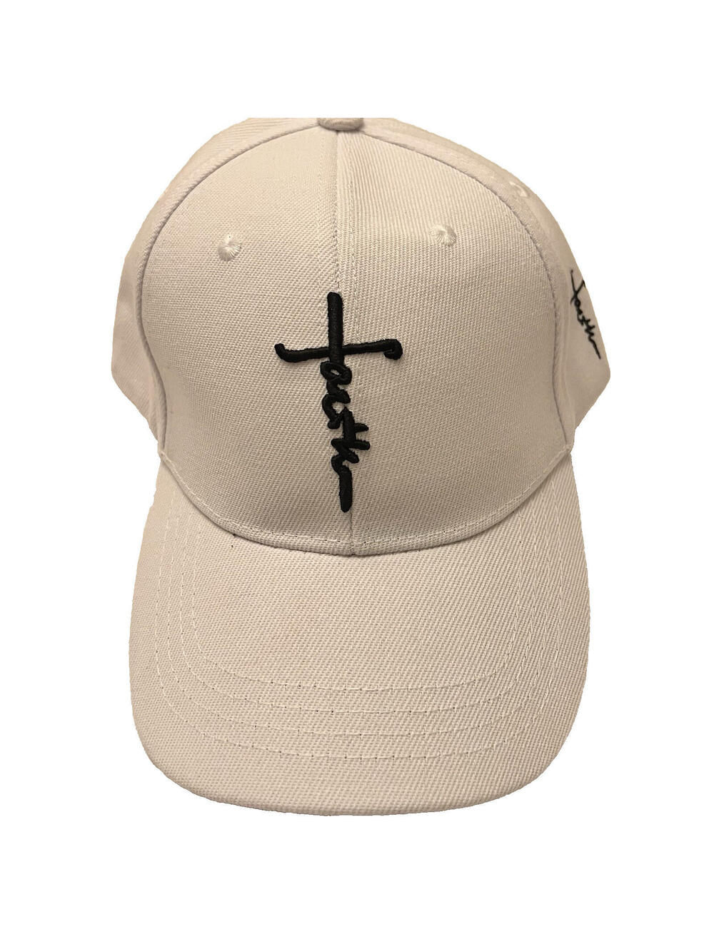 Men's Christian Faith Cross Nails Embroidered Logo Flexfit‎ Hat Adult Dad's Cap